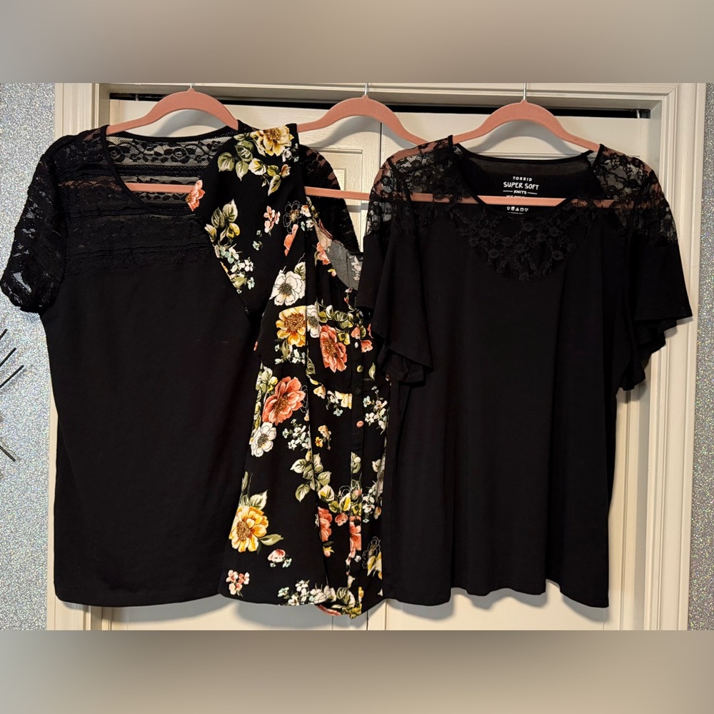 BUNDLE DEAL - 3 Torrid 1X tops